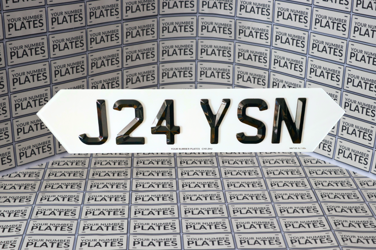 Hex Style Number Plates