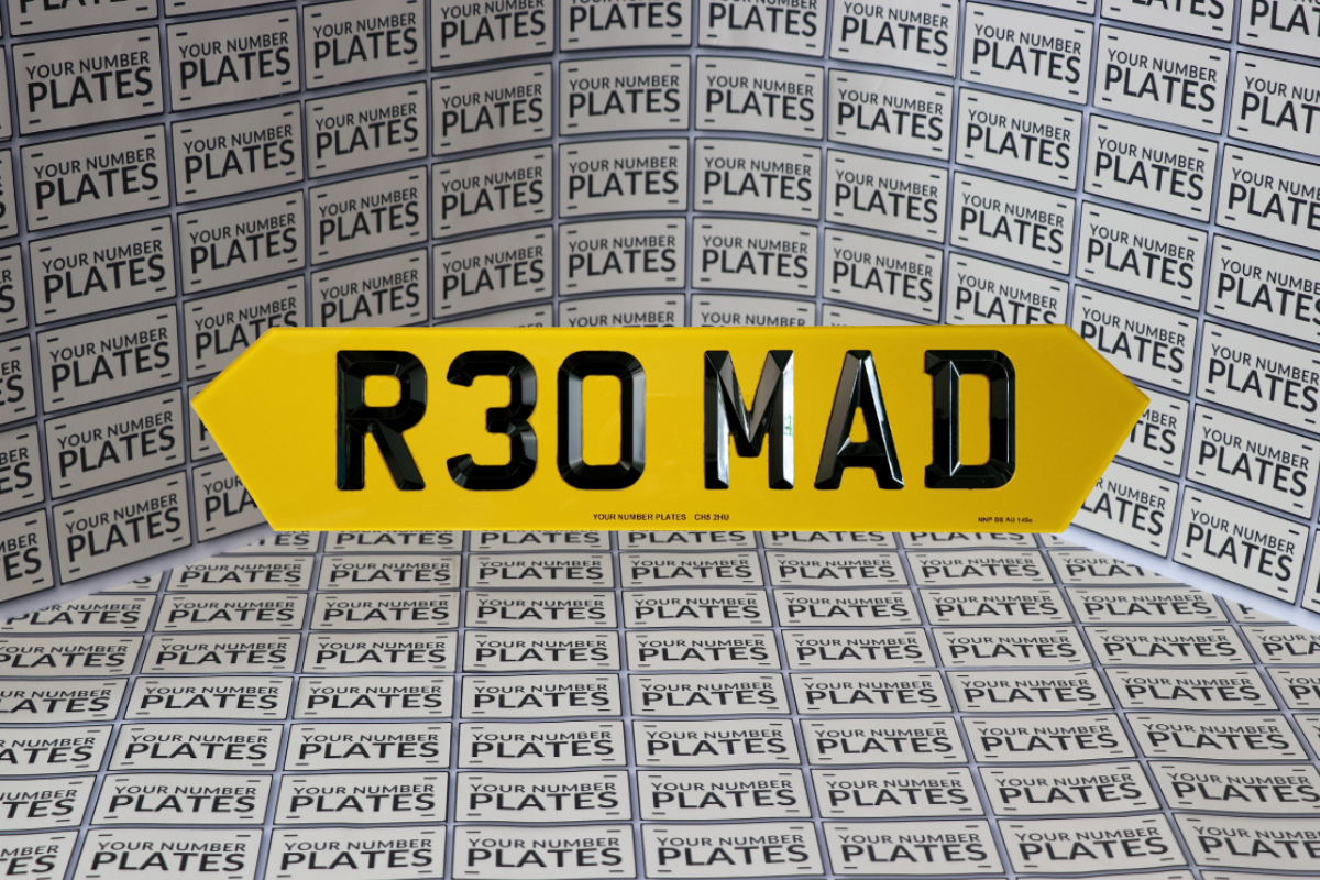 Hex Style Number Plates